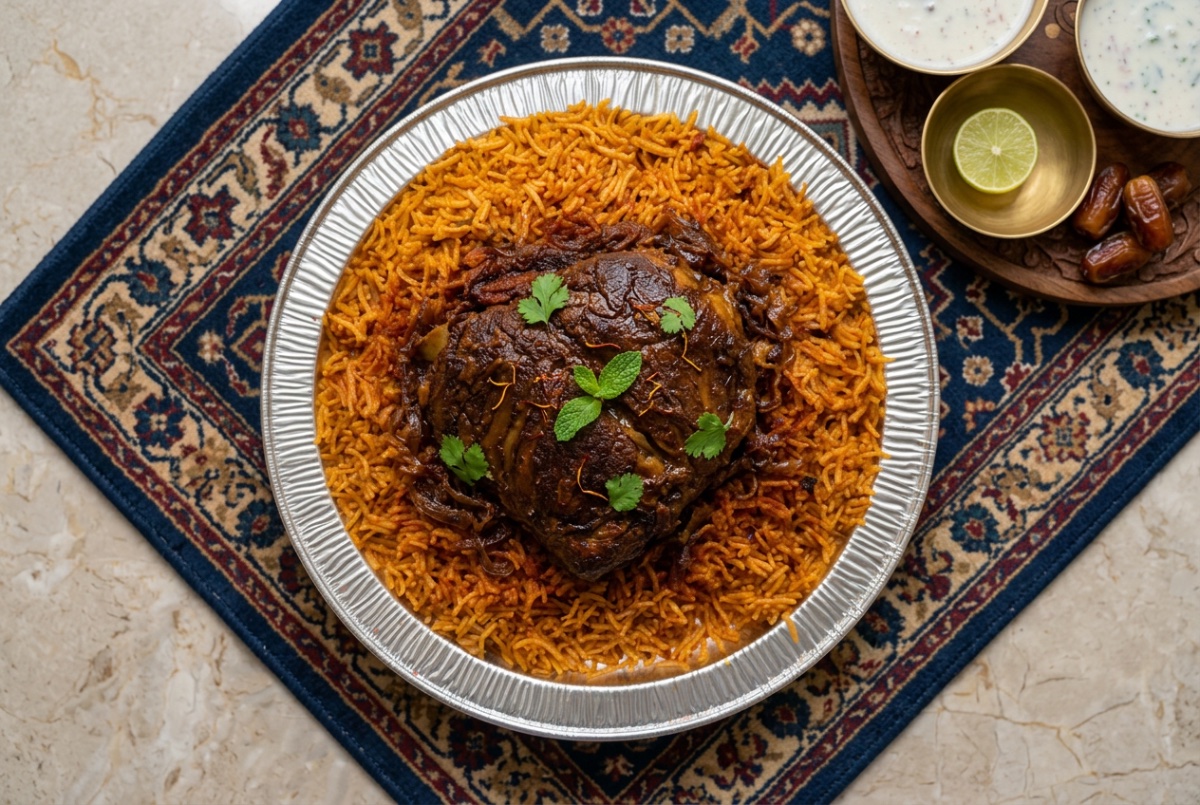 كبسة لحم شواء