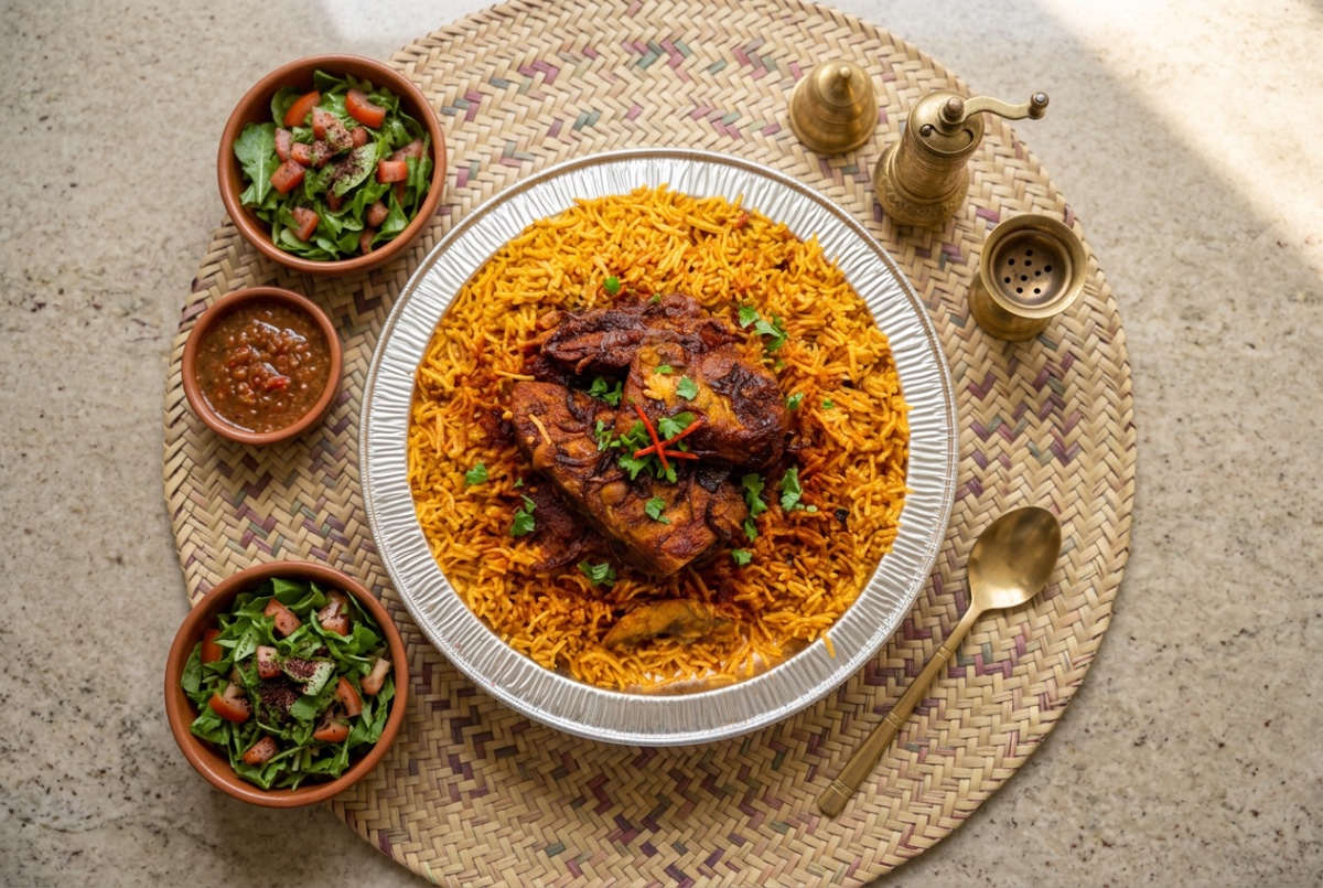كبسة سمك مشوي